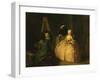 Lo Studio Del Pittore (The Artist's Studio)-Pietro Longhi-Framed Giclee Print