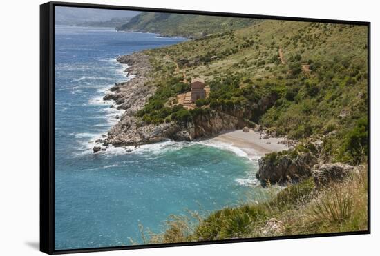 Lo Zingaro Natural Reserve, Tonnarella Dell'uzzo-Guido Cozzi-Framed Stretched Canvas