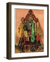 "Loaded Coat Rack", April 14, 1945-John Atherton-Framed Giclee Print