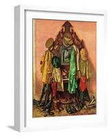 "Loaded Coat Rack", April 14, 1945-John Atherton-Framed Giclee Print