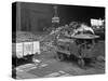 Loading a Steam Wagon with Scrap at a Steel Foundry, Sheffield, South Yorkshire, 1965-Michael Walters-Stretched Canvas