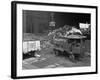 Loading a Steam Wagon with Scrap at a Steel Foundry, Sheffield, South Yorkshire, 1965-Michael Walters-Framed Photographic Print