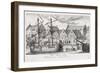 Loading at the Granary Island, from 'Fifty Views of Gdansk', Engraved by Matthaeus Deisch…-or Lormann, Friedrich Anton Lohrmann-Framed Giclee Print