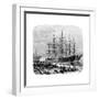 Loading Bales of Cotton for Export, Savannah, Georgia, Usa-null-Framed Giclee Print