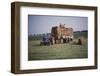 Loading bales of hay, England, c1960-CM Dixon-Framed Photographic Print