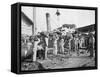 Loading Bananas, Port Antonio, Jamaica, C1905-Adolphe & Son Duperly-Framed Stretched Canvas