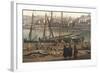 Loading Barrels of Salted Fish at the Port of Dieppe, 1765-Claude Michel Clodion-Framed Giclee Print