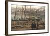 Loading Barrels of Salted Fish at the Port of Dieppe, 1765-Claude Michel Clodion-Framed Giclee Print