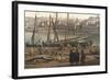 Loading Barrels of Salted Fish at the Port of Dieppe, 1765-Claude Michel Clodion-Framed Giclee Print