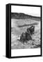 Loading Boulder on Stone Boat-Dorothea Lange-Framed Stretched Canvas