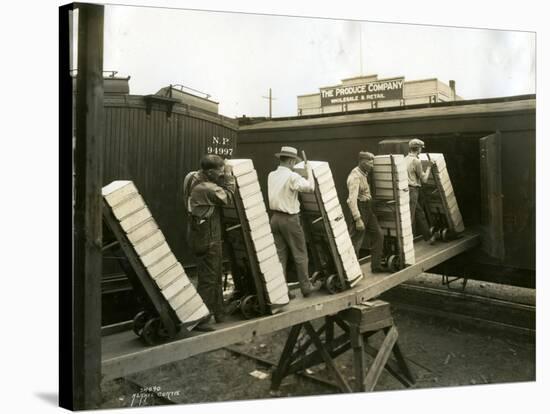 Loading Boxes of Cherries, Kenniwick, 1928-Asahel Curtis-Stretched Canvas