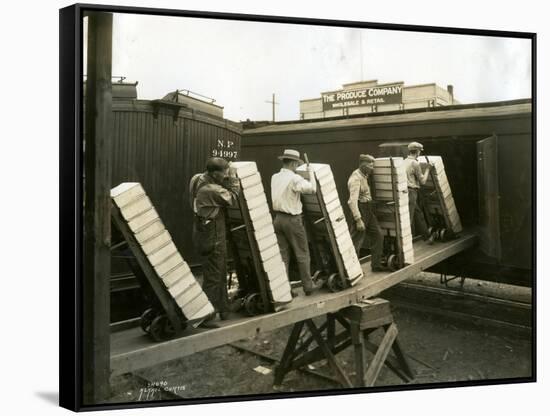 Loading Boxes of Cherries, Kenniwick, 1928-Asahel Curtis-Framed Stretched Canvas