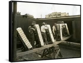 Loading Boxes of Cherries, Kenniwick, 1928-Asahel Curtis-Framed Stretched Canvas