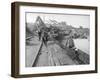 Loading Coal Barges-null-Framed Photographic Print