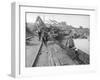 Loading Coal Barges-null-Framed Photographic Print