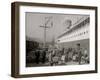 Loading Copper on Steamer, Houghton, Mich.-null-Framed Photo