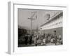 Loading Copper on Steamer, Houghton, Mich.-null-Framed Photo