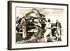 Loading Giant Fish on Car-null-Framed Art Print