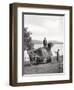 Loading Hay onto a Wagon on the Shores of Loch Lomond, Scotland, 1924-1926-Donald Mcleish-Framed Giclee Print