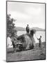 Loading Hay onto a Wagon on the Shores of Loch Lomond, Scotland, 1924-1926-Donald Mcleish-Mounted Giclee Print