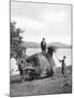 Loading Hay onto a Wagon on the Shores of Loch Lomond, Scotland, 1924-1926-Donald Mcleish-Mounted Giclee Print