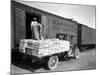 Loading Peaches in Car at Donald, 1928-Asahel Curtis-Mounted Giclee Print