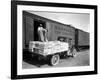 Loading Peaches in Car at Donald, 1928-Asahel Curtis-Framed Giclee Print