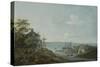 Loading Slate at Bangor Ferry-John Laporte-Stretched Canvas
