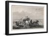 Loading the Hay Cart-John Cousen-Framed Art Print