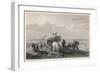 Loading the Hay Cart-John Cousen-Framed Art Print