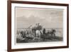 Loading the Hay Cart-John Cousen-Framed Art Print