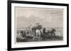 Loading the Hay Cart-John Cousen-Framed Art Print