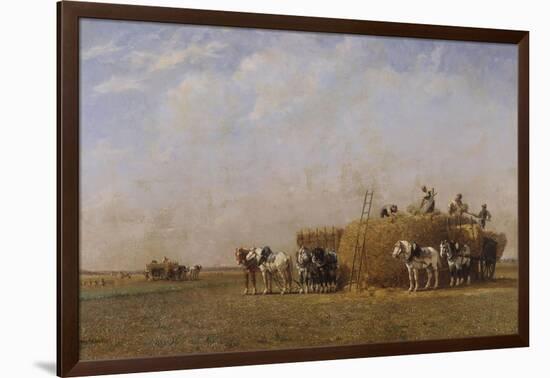 Loading the Hay Carts-Sir William Beechey-Framed Giclee Print