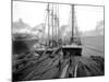 Loading Timber at Tacoma Mill, 1909-Asahel Curtis-Mounted Giclee Print