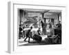 Loading Up Horse-Drawn Vans at the Wells Fargo General Office, New York, USA, 1875-null-Framed Giclee Print