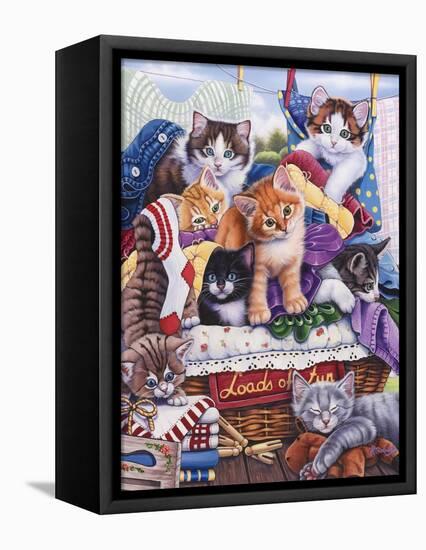 Loads of Fun-Jenny Newland-Framed Stretched Canvas