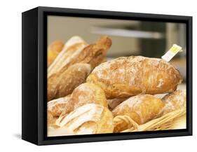 Loaf of Bread in Bakery, Le Brusc, Var, Cote d'Azur, France-Per Karlsson-Framed Stretched Canvas