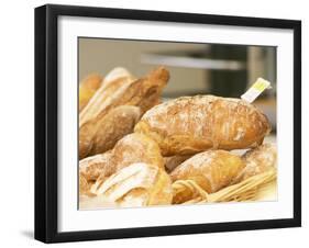 Loaf of Bread in Bakery, Le Brusc, Var, Cote d'Azur, France-Per Karlsson-Framed Photographic Print