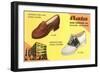 Loafers and Saddleshoes Advertisement-null-Framed Art Print