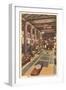 Lobby, Glacier Park Hotel, Montana-null-Framed Art Print