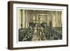 Lobby, Hibernia Bank and Trust, New Orleans-null-Framed Art Print