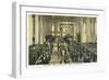 Lobby, Hibernia Bank and Trust, New Orleans-null-Framed Art Print