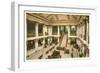 Lobby, Jefferson Hotel, Richmond, Virginia-null-Framed Art Print