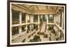 Lobby, Jefferson Hotel, Richmond, Virginia-null-Framed Art Print