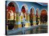Lobby of Iberostar Resort, Mayan Riviera, Mexico-Lisa S. Engelbrecht-Stretched Canvas