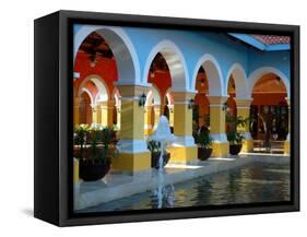 Lobby of Iberostar Resort, Mayan Riviera, Mexico-Lisa S. Engelbrecht-Framed Stretched Canvas