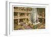 Lobby, Old Faithful Inn, Yellowstone Park, Montana-null-Framed Art Print