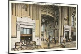 Lobby, Union Station, Kansas City, Missouri-null-Mounted Art Print