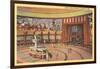 Lobby, Union Terminal Cincinnati, Ohio-null-Framed Art Print