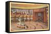 Lobby, Union Terminal Cincinnati, Ohio-null-Framed Stretched Canvas